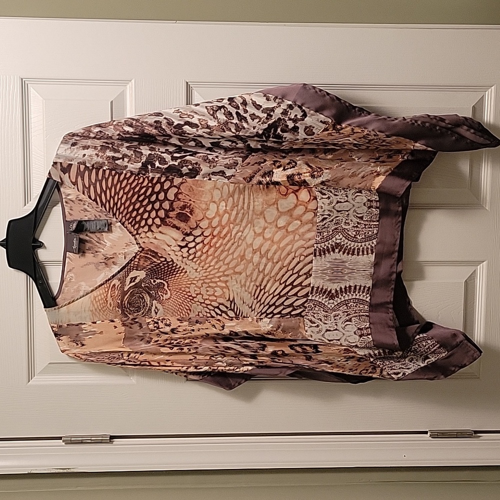 Chico's Animal Print Poncho